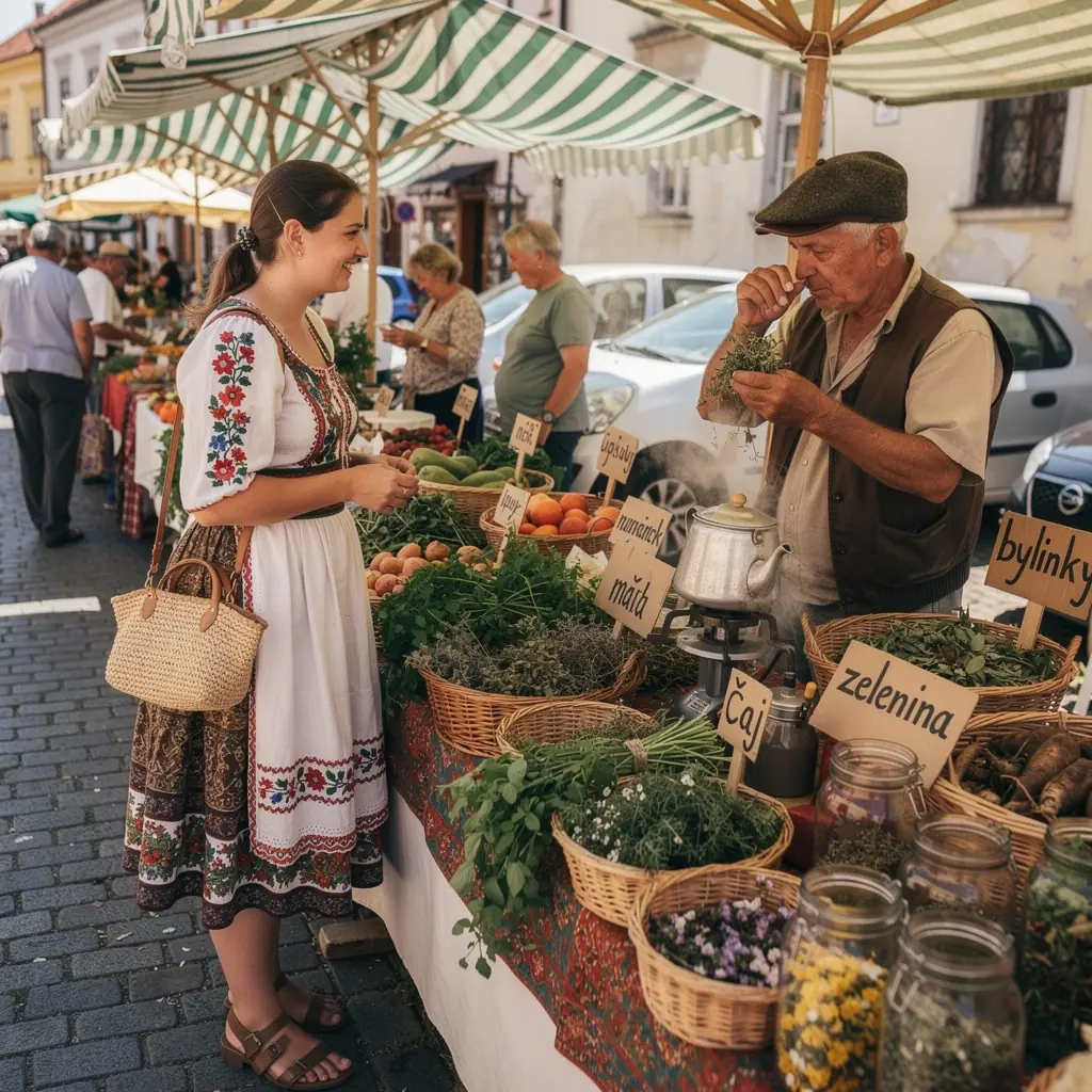 Pohár čaju s čerstvými bylinkami a medom na bielom pozadí.